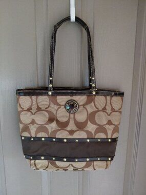 Coach Signature Canvas Bag